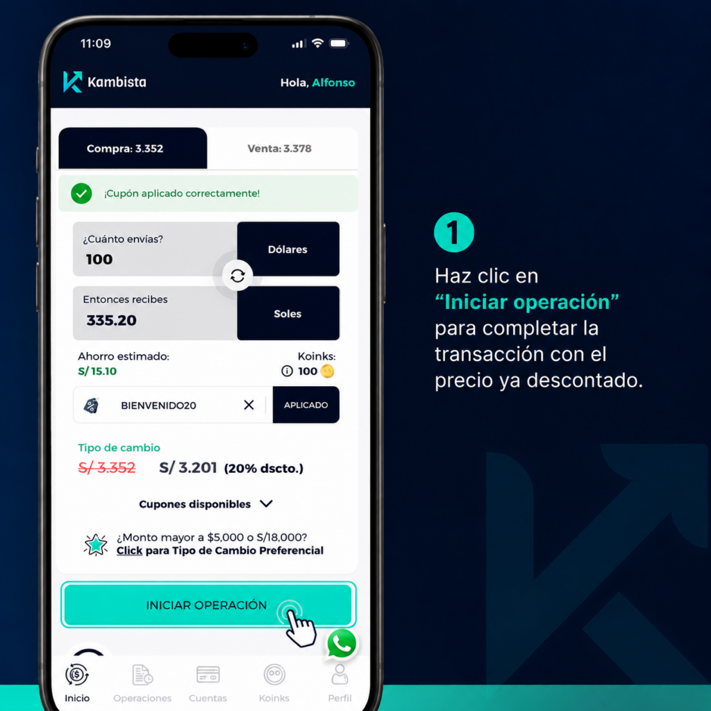 Cómo poner un cupón en Kambista