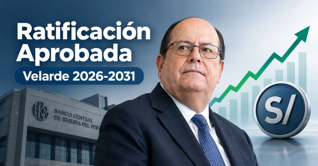 Ratificación de Julio Velarde