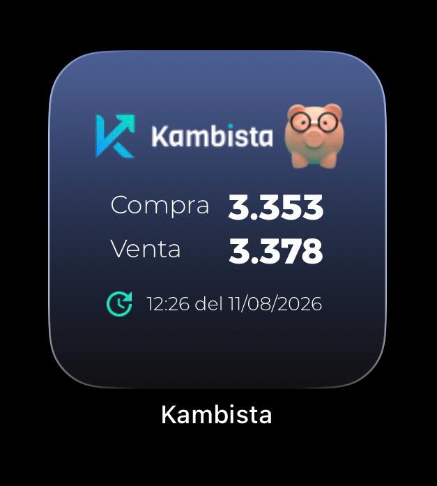 Widget de Kambista