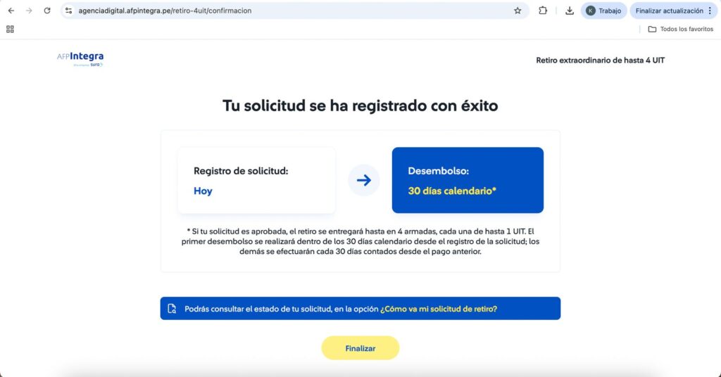 Como hago para retirar mi dinero de mi afp