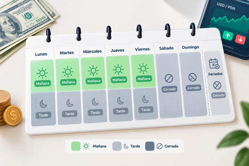 Calendario semanal conveniente