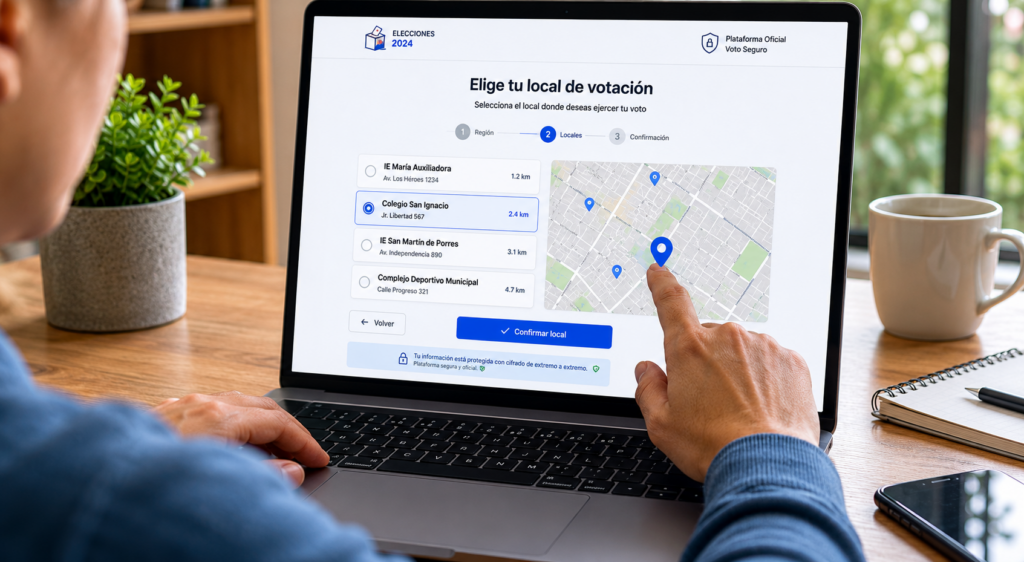 Cómo cambiar mi local de votación