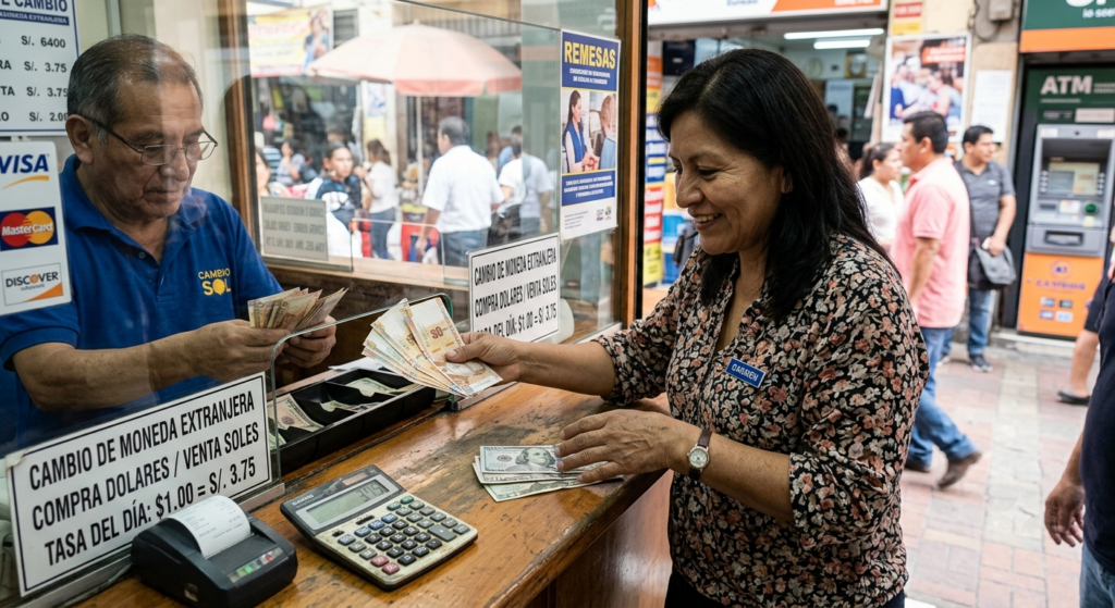 Cómo cambiar dólares a soles en Perú