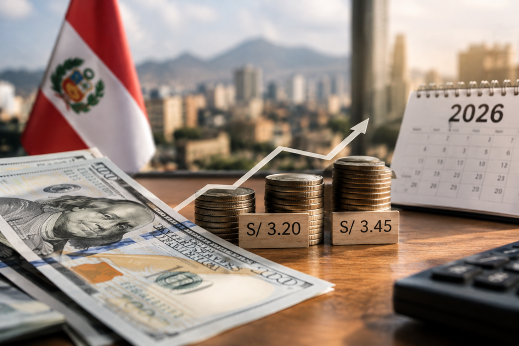 Precio del dólar para fin de año 2026 en Perú